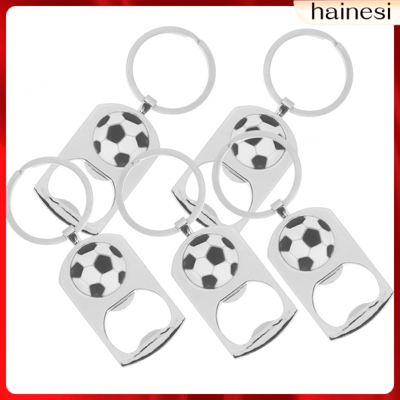 Set 5 Móc Khóa Nút Bần Hình Quả Bóng Thể Thao