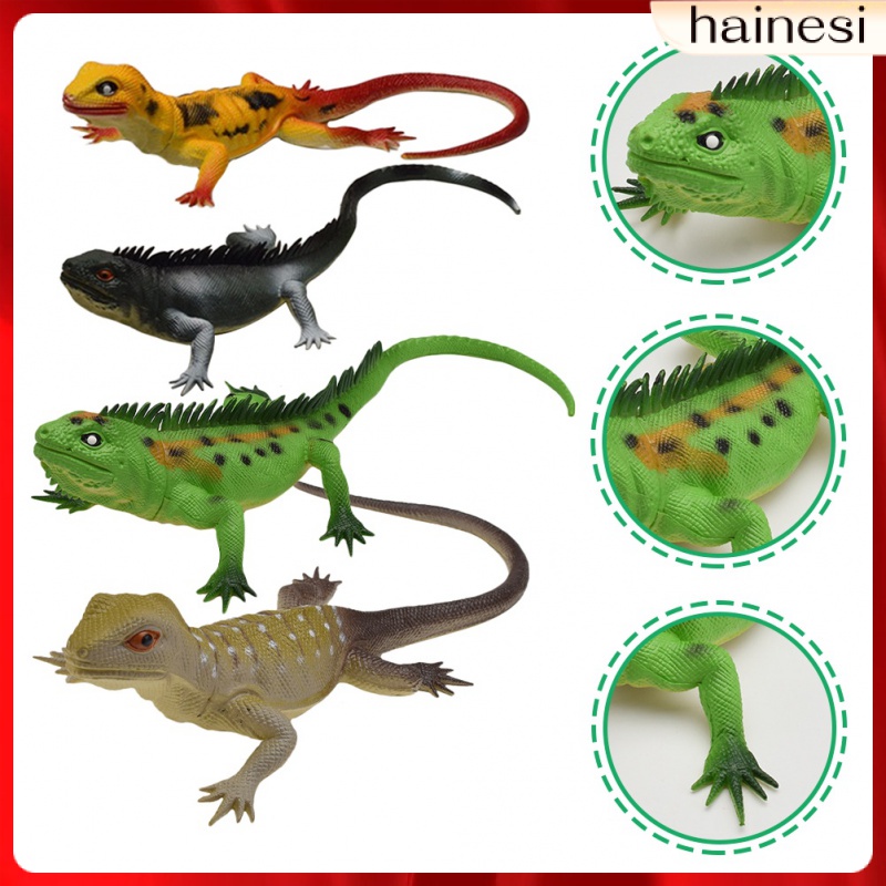 Set 4 Mô Hình Thằn Lằn Sống Động