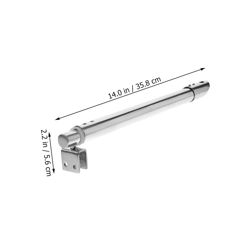 Phụ Kiện Thanh Kéo Cố Định Cửa Kính Bồn Tắm Không Khung Bằng Thép Không Gỉ 304 35.8X5.6cm