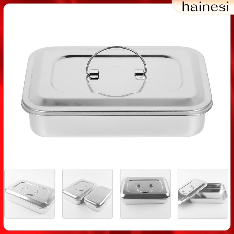 Khay Vuông Bằng Kim Loại Đựng Đồ Khử Trùng Tiện Dụng