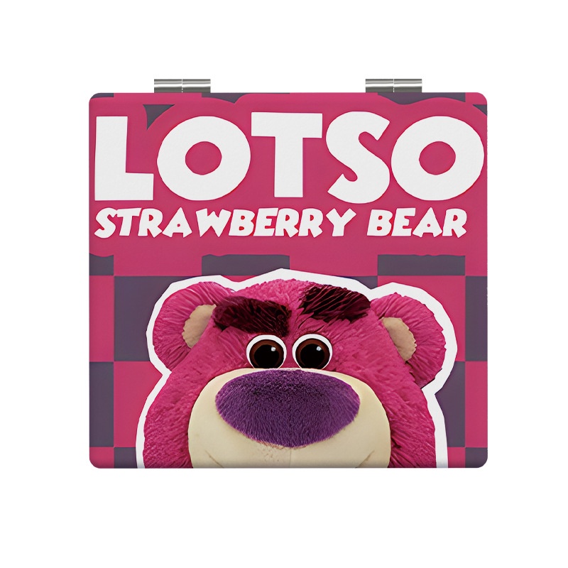 Gương Trang Điểm Mini Gập 2 Mặt Tiện Lợi x1 x2 Gấu Lotso - The Sally Shop
