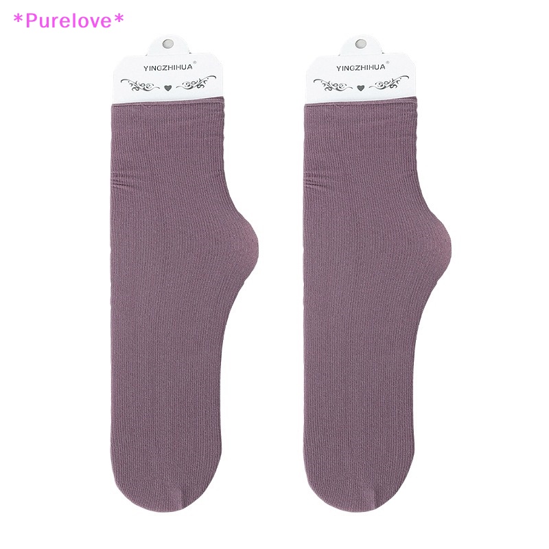 Set 1 / 3 / 5 Đôi Vớ Mỏng Nhiều Màu Sắc Thời Trang Xuân Hè Cho Nữ Mới