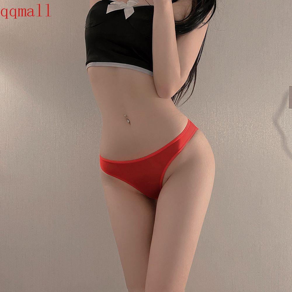 Qqmall Quần Lót Rỗng Trơn Màu Sắc Ngọt Ngào Thoải Mái Gợi Cảm Cho Nữ