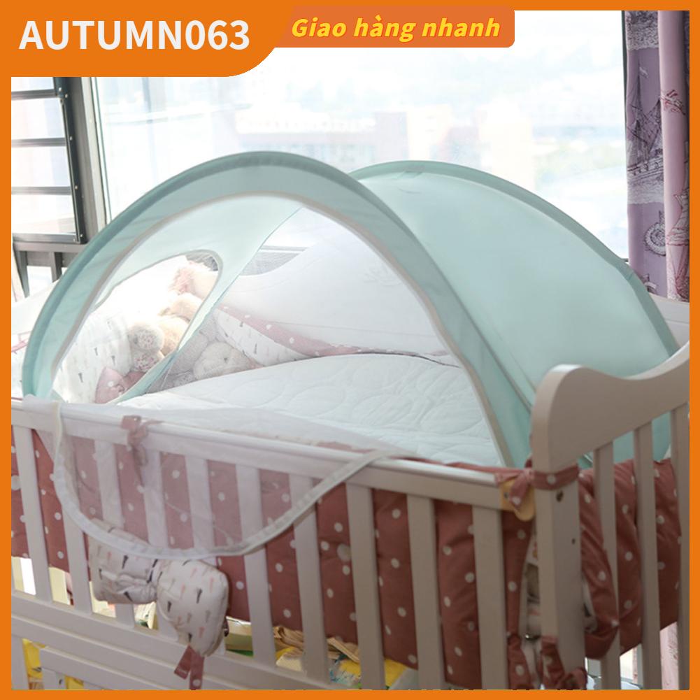 Autumn063 Bé Lửng Giường Thoáng Khí Màn Có Thể Gập Lại Di Động Ổn Định Hỗ Trợ Ngủ Cho Gia Đình Du Lịch Ngoài Trời