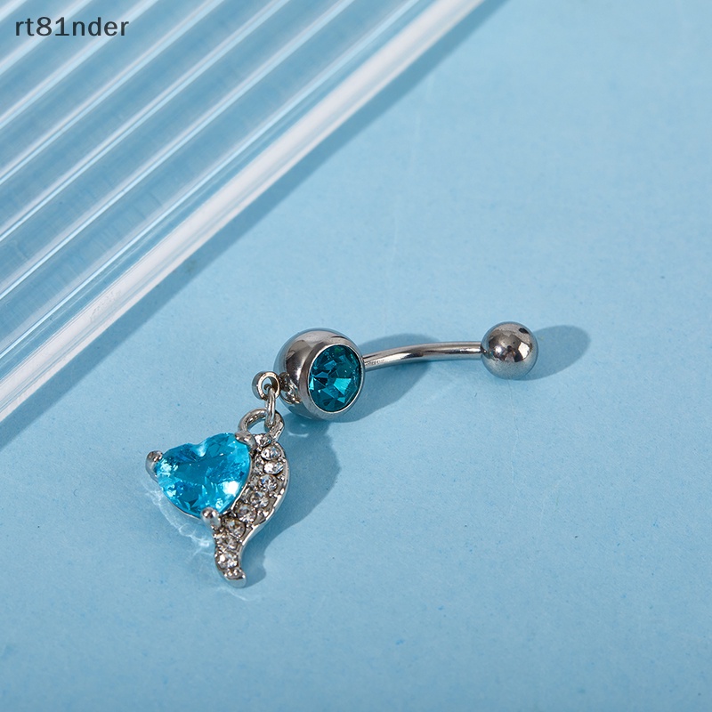 Rt Khuyên Rốn Dạng Thanh Tạ Đính Đá Zircon Gợi Cảm Chất Lượng Cao Cho Nữ n