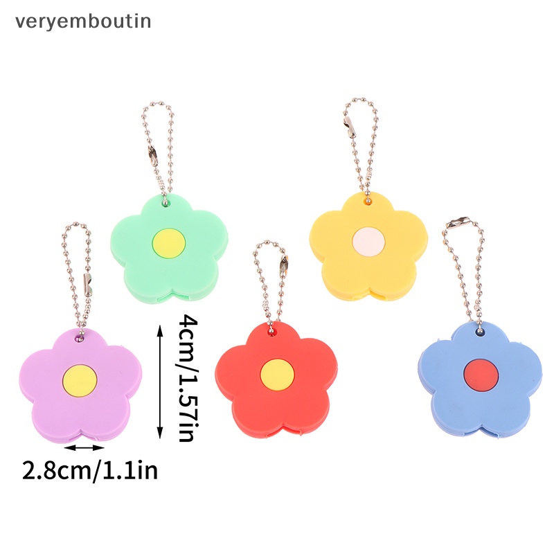 1 Vỏ Bọc Chìa Khóa Bằng Silicon Hình Hoa Hoạt Hình Cho Nữ