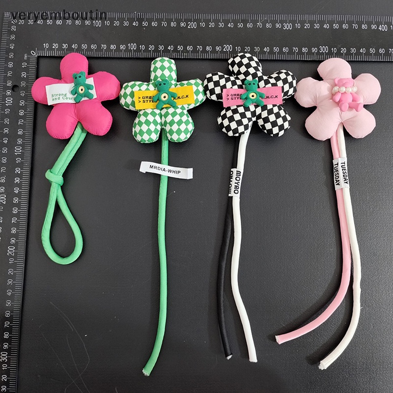 Ghim Cài Áo Hình Gấu Bông Hoa Trà Ba Chiều Bằng Vải Cotton Thời Trang Ngọt Ngào Cho Nữ n