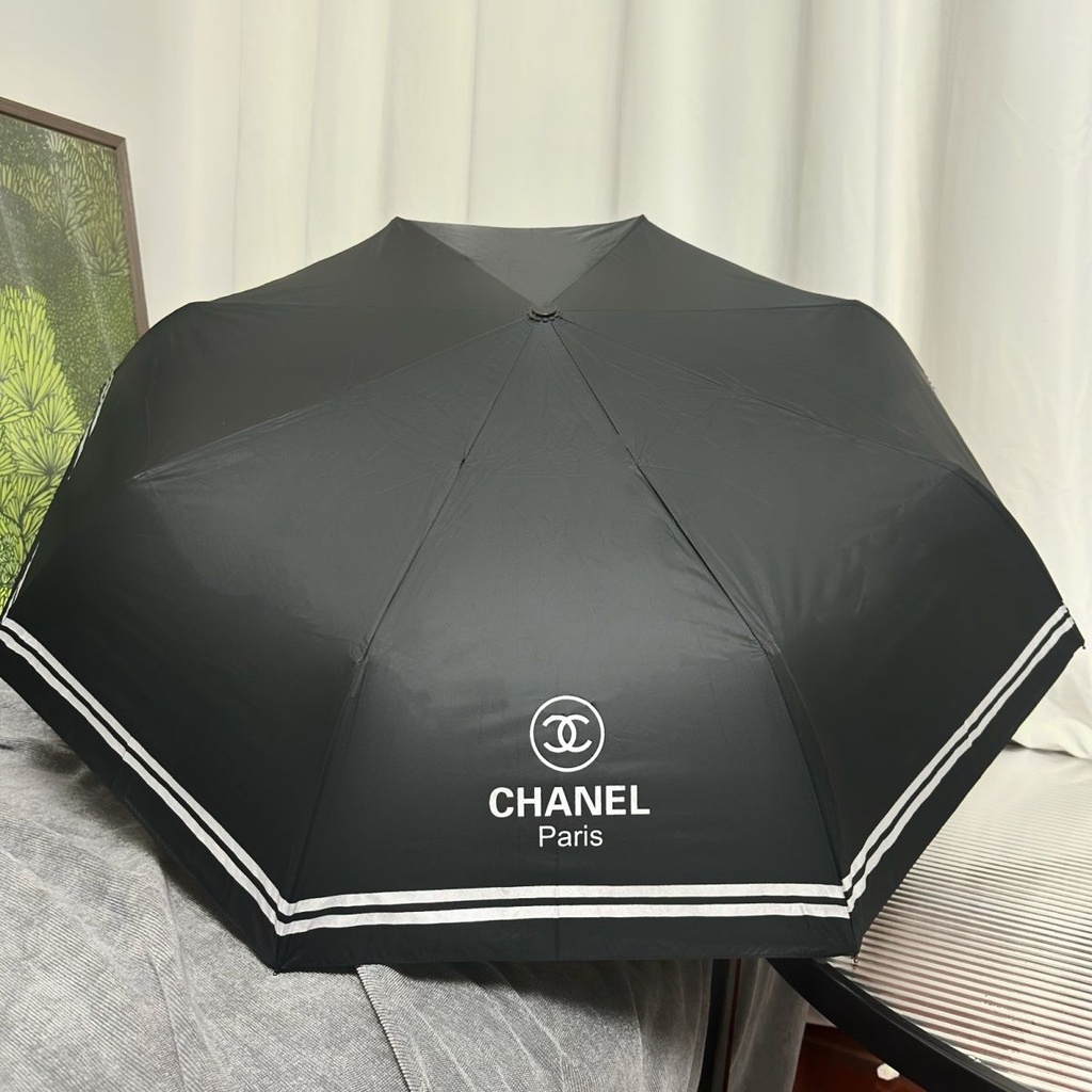 Chan* el_Dù Chống Nắng Dạng Gel Hai Chữ C Màu Trắng Đen Đơn Giản Phong Cách Vintage