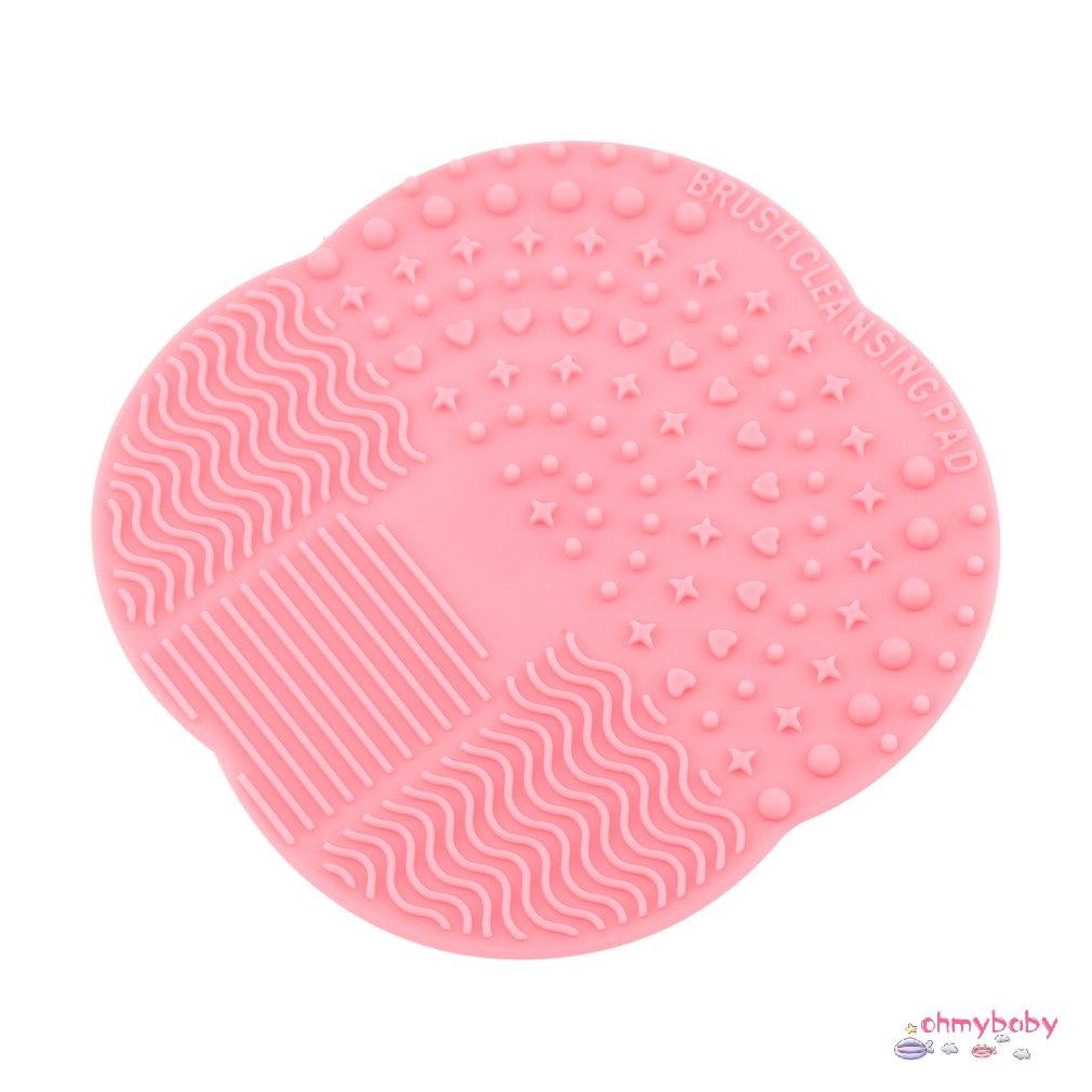 [OMB] Chuyển Động Tròn Cọ Trang Điểm Silicone Bụi Giặt Chà Ban Vệ Sinh Thảm Lót 9Cm X Dùng Cho Gia Đình Và Du Lịch [Z/1]