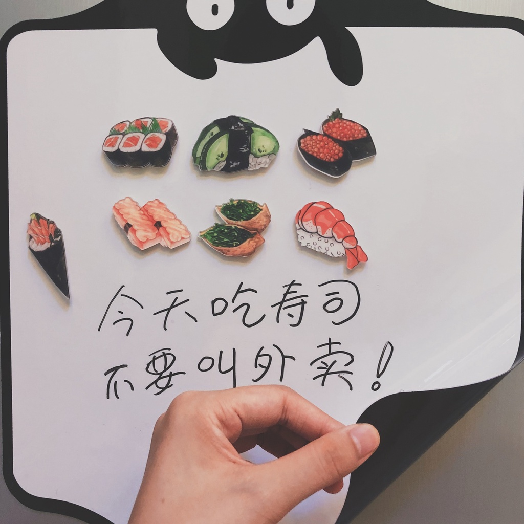 Bảng Ghi Chú Dán Trang Trí Tủ Lạnh Sáng Tạo Note