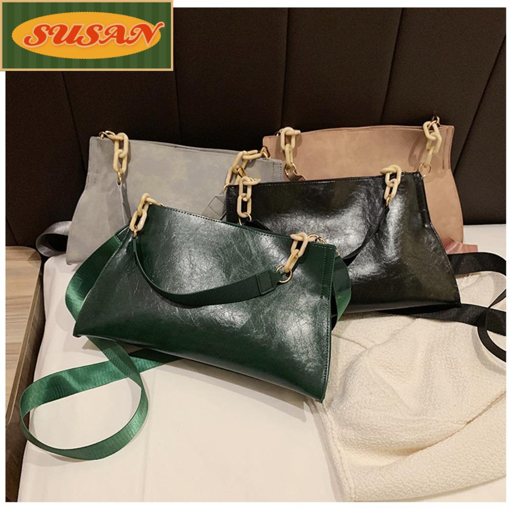 Túi Đeo Dưới Cánh Tay Bằng Da Tổng Hợp Mềm Thời Trang Cho Nữ