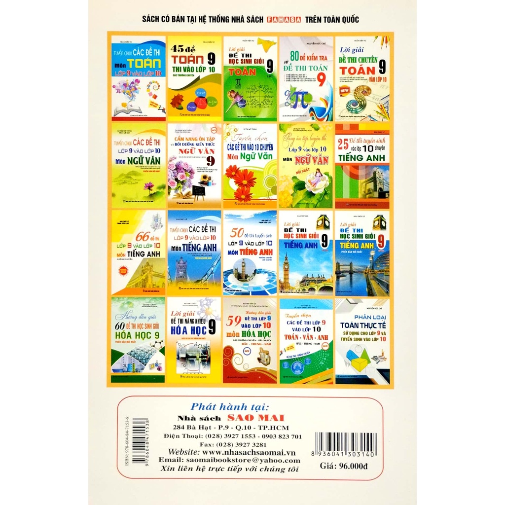 Sách Bộ Đề Thi Môn Toán 9 Vào Lớp 10