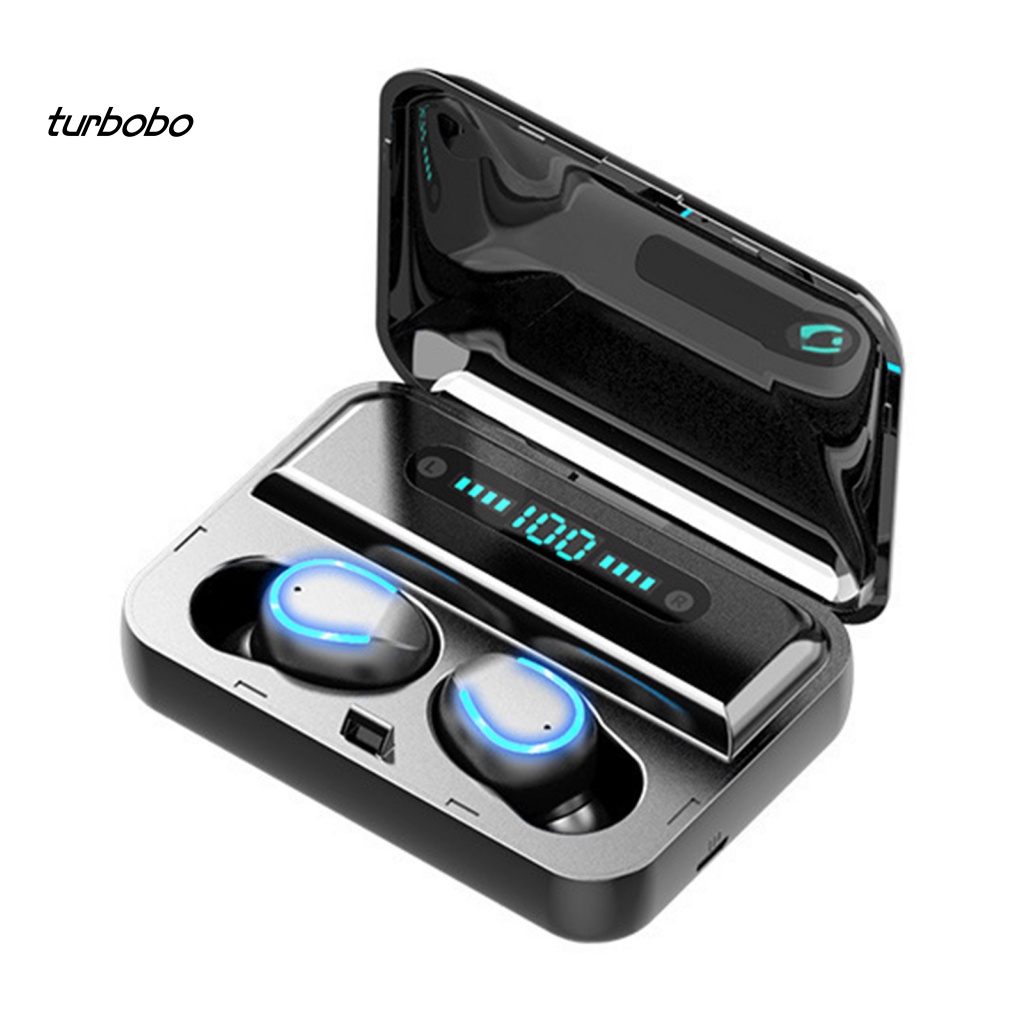 1 Bộ Tai Nghe Bluetooth Không Dây Âm Thanh HiFi turbobo 1 Bằng PC Thoải Mái Kèm Hộp Sạc Cho Doanh Nhân