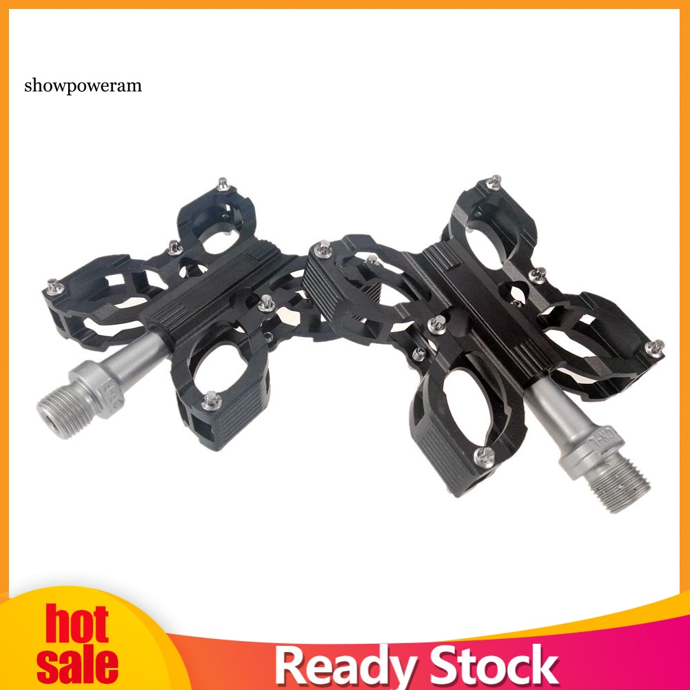 Set 2 Bàn Đạp Xe Đạp Bằng Hợp Kim Nhôm 9 / 16inch