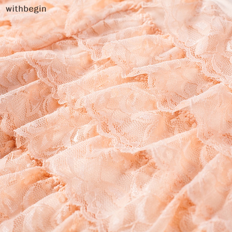 Quần Sooc Phối Ren Lưng Thun Co Giãn Phong Cách Lolita