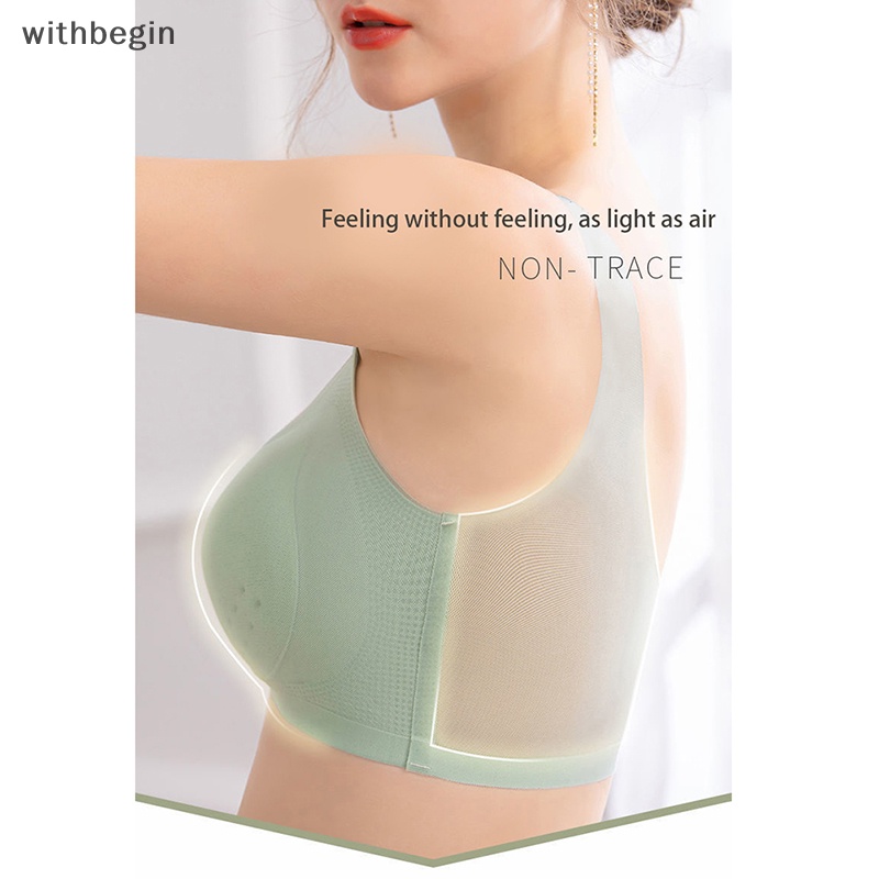 1 Áo Lót Lụa Lạnh Siêu Mỏng Không Lộ Lưng Thời Trang Mùa Hè