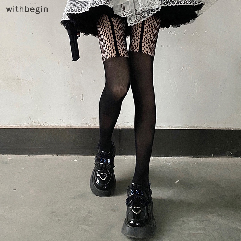 Quần Tất Lưới Mỏng Thoáng Khí Phong Cách Lolita Gợi Cảm Cho Nữ