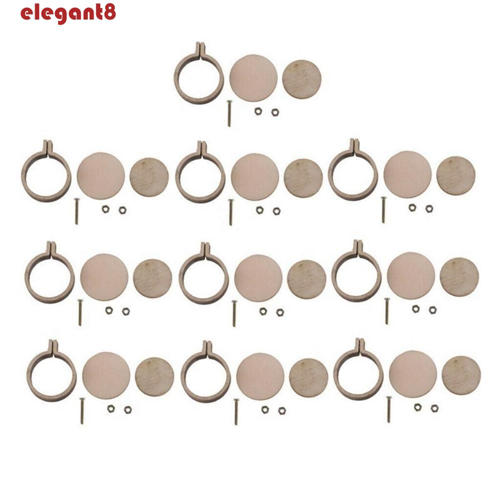 Bộ Vòng Tròn Mini Thêu Tranh Chữ Thập Thủ Công Dễ Thương