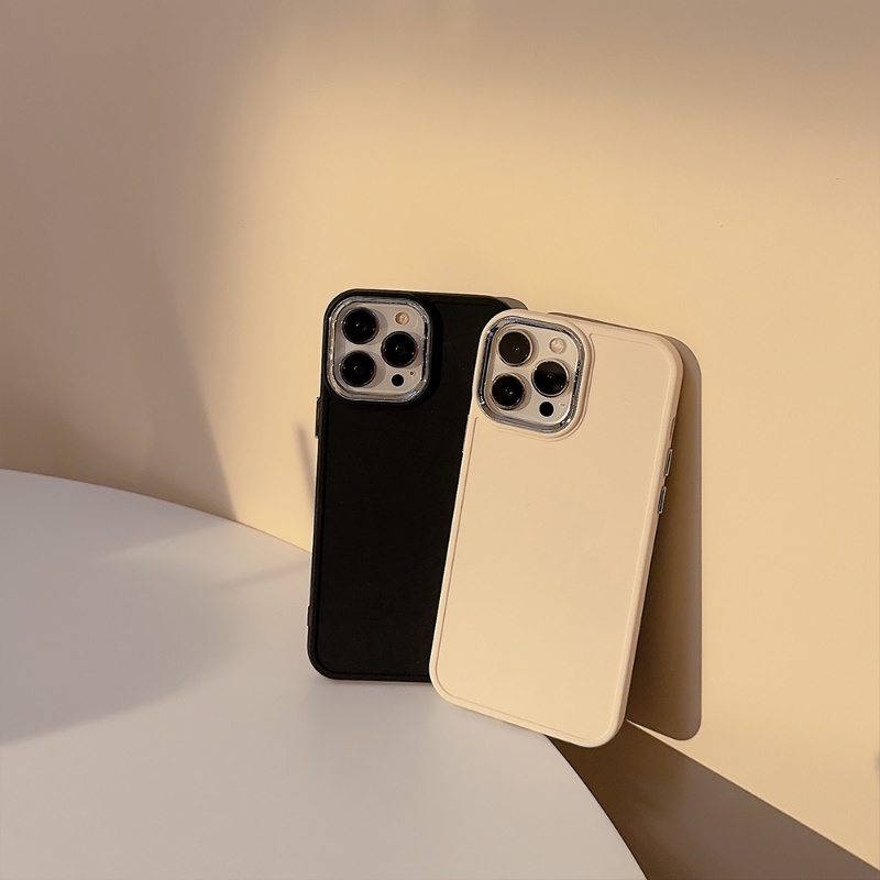 Ốp Điện Thoại Silicone Màu Trơn Có Vòng Nhẫn Cho iPhone 11 Pro Max 12 13 14 Plus iPhone X XS Max XR 7 8 Plus SE 2020