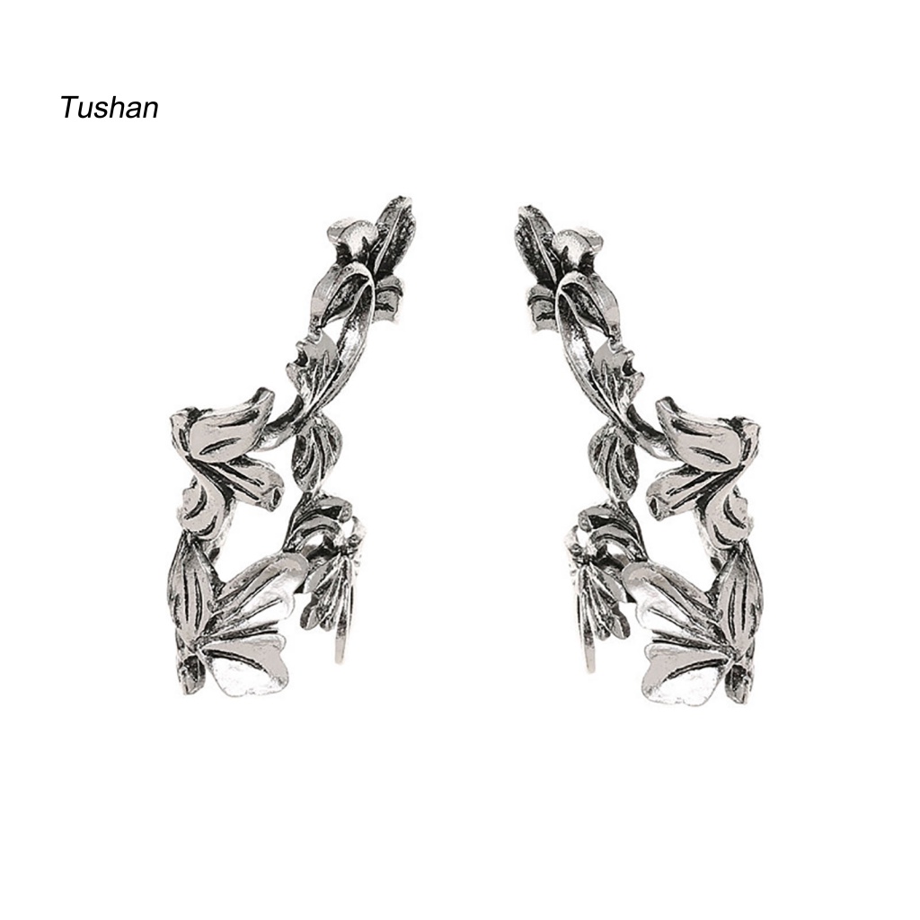 1 Khuyên Kẹp Vành Tai Màu Bạc Thời Trang