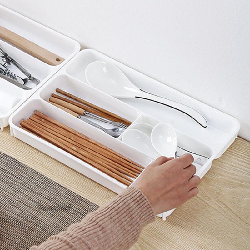 [Fenteer1] Khay Chia Ngăn Kéo Đựng Bút / Thước Kẻ Sắp Xếp Gọn Gàng Cho Văn Phòng