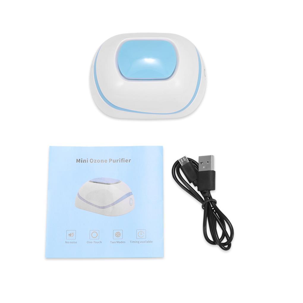 Máy Lọc Không Khí Khử Mùi Hôi Bằng Ozone Sạc USB Tiếng Ồn Thấp Dùng Trong Nhà Tắm / Văn