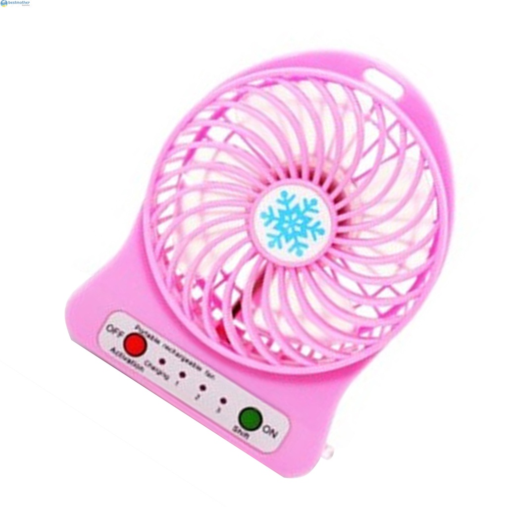 Quạt mini sạc usb Cầm Tay Màu Sắc Tươi Sáng Tiếng Ồn Thấp