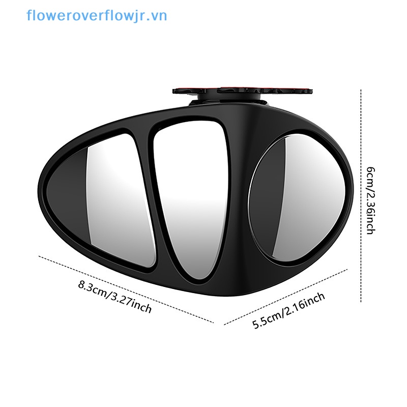 Gương Chiếu Hậu 3 Trong 1 Xoay 360 Độ Nhìn Điểm Mù Tiện Dụng Cho Xe Hơi