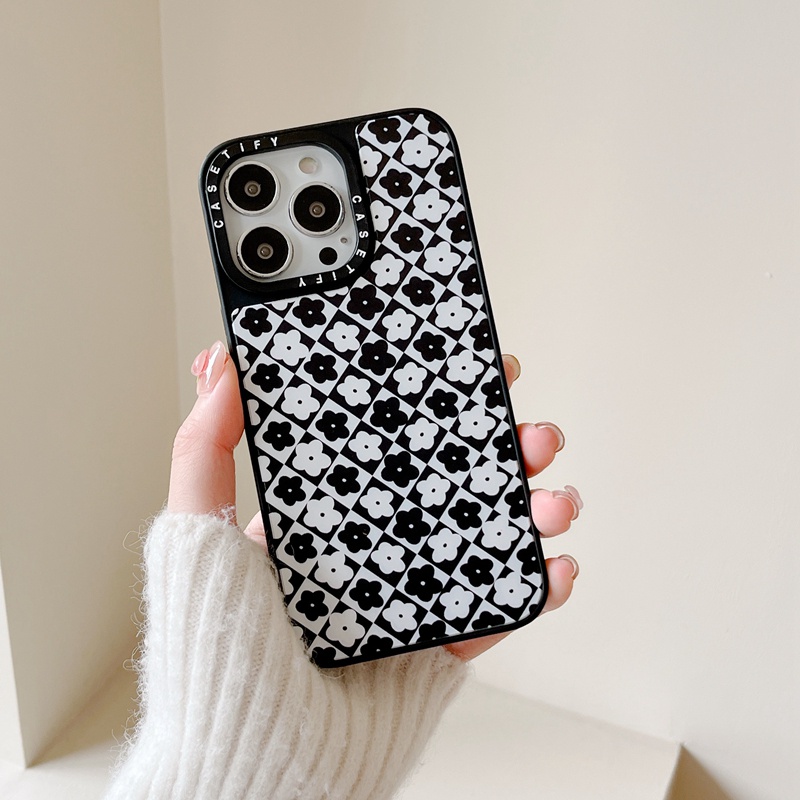 Ốp Điện Thoại Silicone Mềm In Hình Hoa Cúc Cho iPhone X XS XR 11 12 13 Mini 14 Plus Pro Max