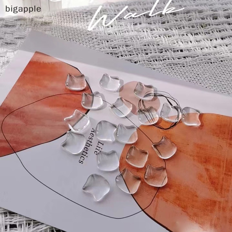 Thẻ Trưng Bày Móng Tay Giả Hình Vuông / Oval / Trái Tim Bằng Acrylic Trong Suốt RDG