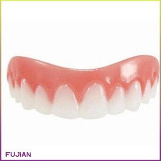 Professional Bright Smile Veneers Silicone Upper Row Tooth Flex Denture Perfect Fit And Paste Braces