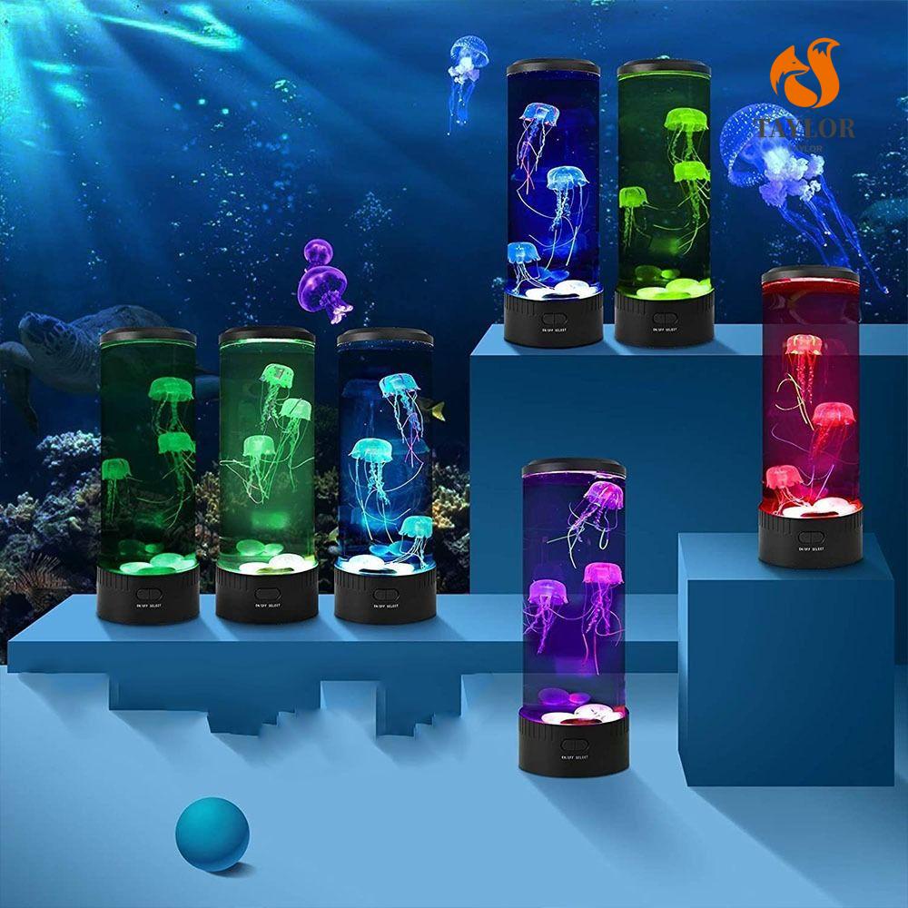 Đèn Led Ban Đêm Hình Sứa Một Sừng Nhiều Màu Sắc Dành Cho Trang Trí Nhà Cửa Sinh Nhật Trẻ Em TAYLOR1