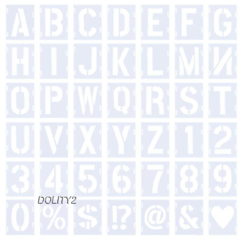 [Dolity2] Khuôn Mẫu Chữ Cái 2 inch Nghệ Thuật Và Vẽ Thủ Công Trên Vải Canvas