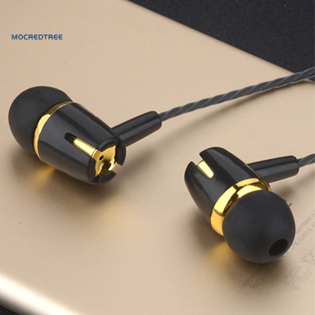 Tai Nghe Nhét Tai Jack 3.5mm Có Micro Âm Thanh Siêu Trầm