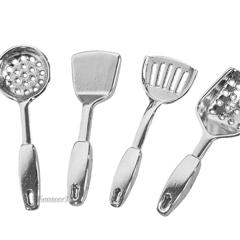 Set 1 / 4 Dụng Cụ Nấu Ăn Mini Trang Trí Nhà Búp Bê