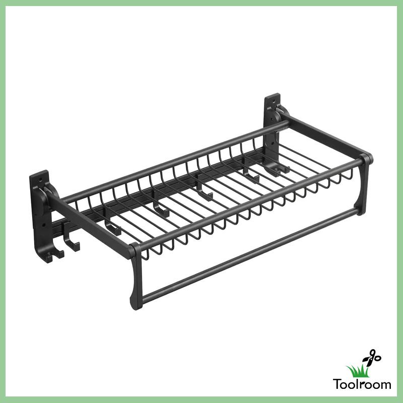 Giá Treo Khăn Có Móc Treo Đa Ứng Dụng Cho Nhà Bếp Nhà Tắm