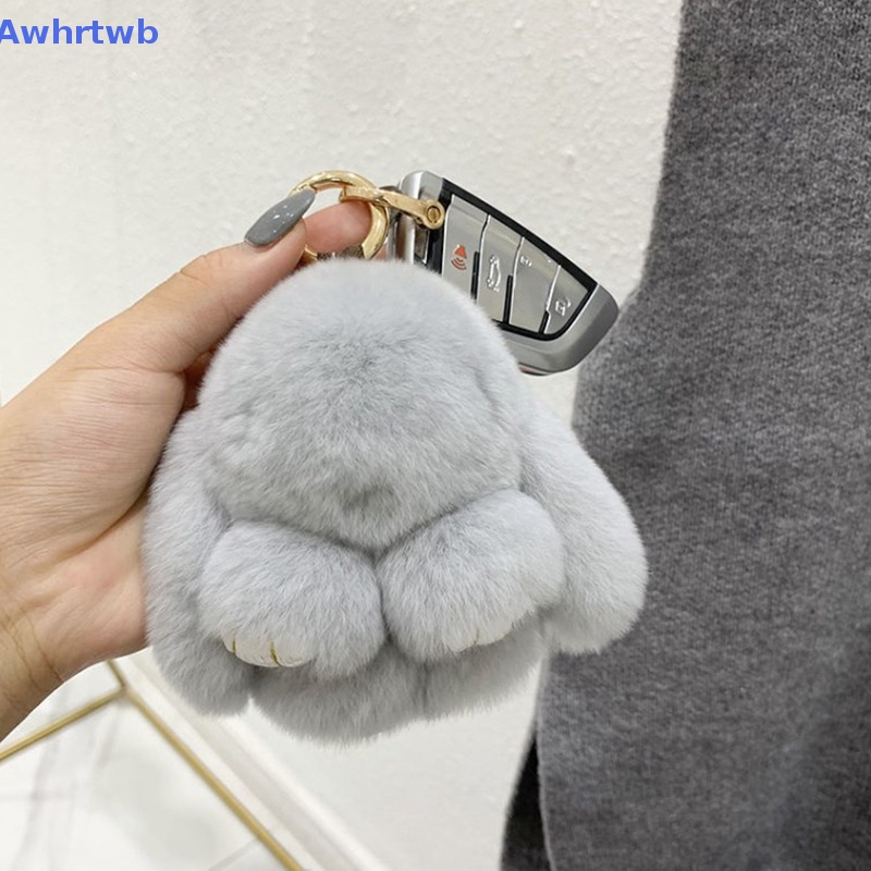 Móc Khóa Thỏ Nhồi Bông 10CM Dễ Thương Mới