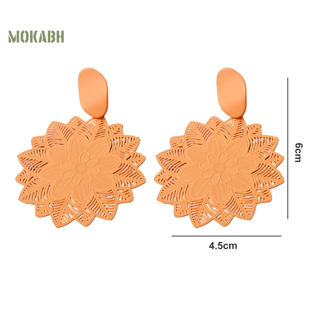 1 Đôi Bông Tai Hình Hoa Phong Cách Gothic Thời Trang