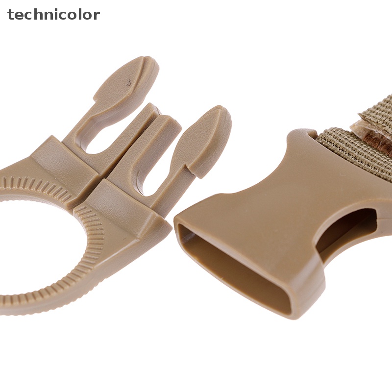 Set 2 Móc Treo Ba Lô / Chai Nước Công Nghệ Màu Trơn Có Khóa Cài Tygg