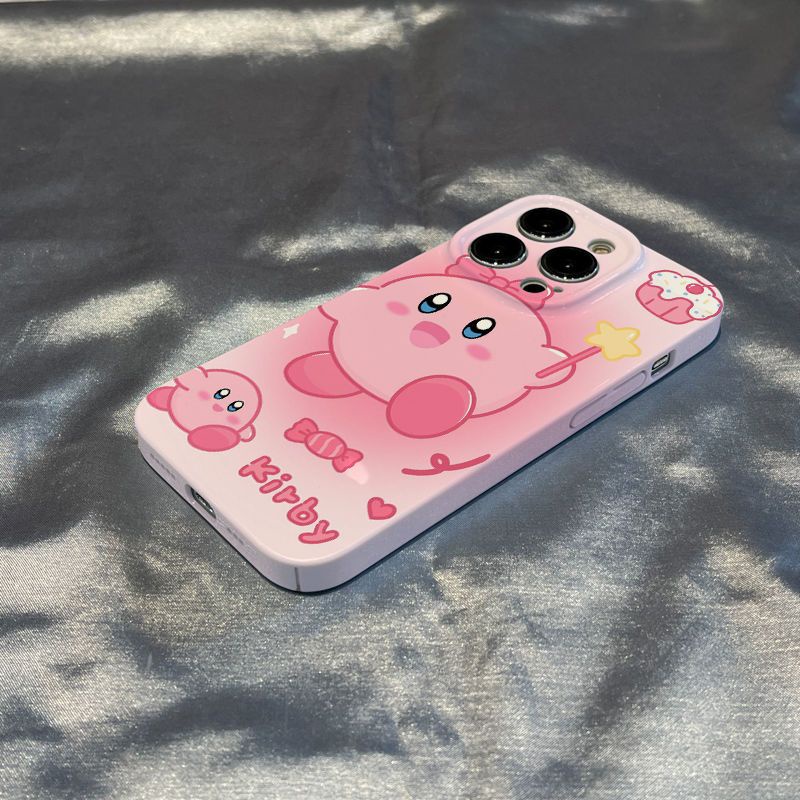 Ốp Điện Thoại Họa Tiết Ngôi Sao Kirby Dễ Thương Cho Iphone 7 plus / xs promax14 11 / 128 Xr / 13 B8MY