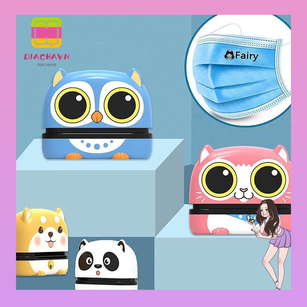 Con Dấu Đóng Tên DIY Họa Tiết Hoạt Hình Dành Cho Trẻ Em