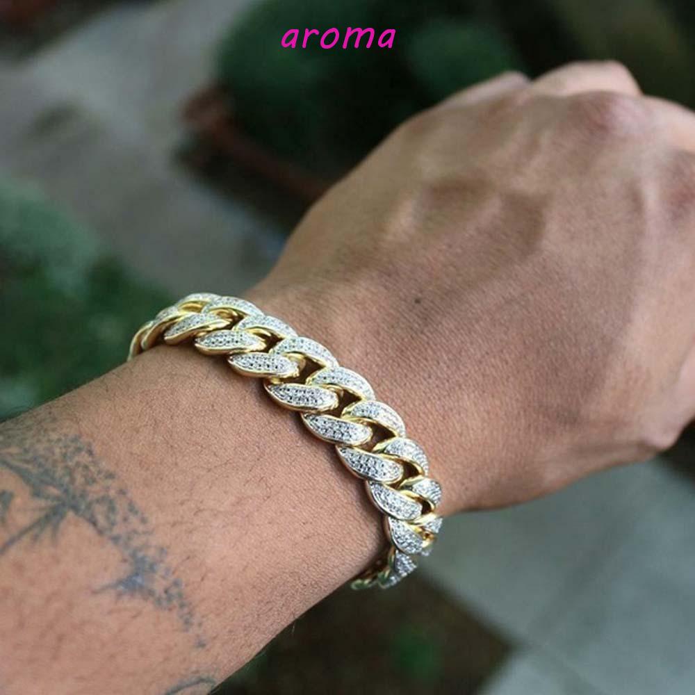 Vòng Tay Chuỗi Hạt 12MM Phong Cách Rock Thời Trang Cho Nam Và Nữ|Trang Sức Hip Hop Cá Tính