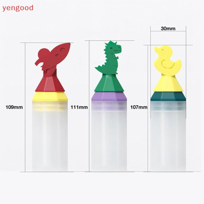 Bình Đựng Nước Sốt 20ML Mini Bằng Silicon Họa Tiết Hoạt Hình Dễ Thương Tiện Dụng Mang Theo