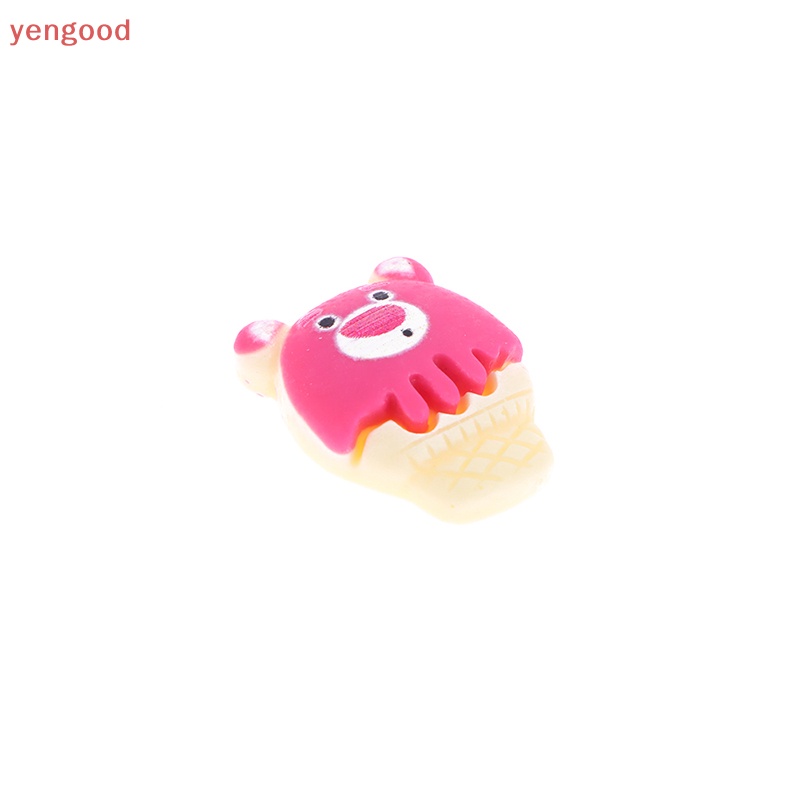 Set 20 Mô Hình Gấu Dâu Tây Hoạt Hình Mini Bằng Nhựa Resin Trang Trí Sổ Tay Diy