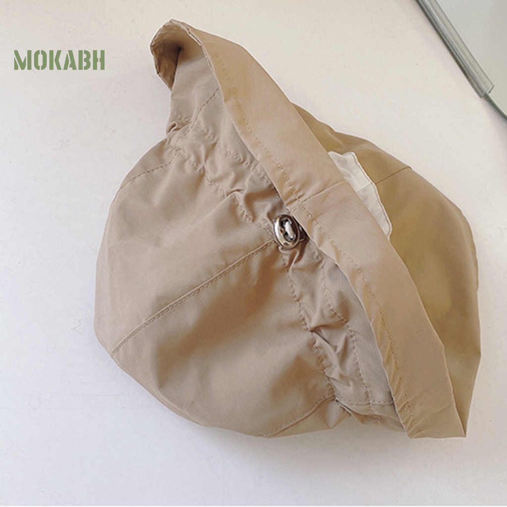 Mũ Vành Rộng Bằng Polyester Mềm Mại Chống Nắng Có Thể Điều Chỉnh Vành Có Dây Rút