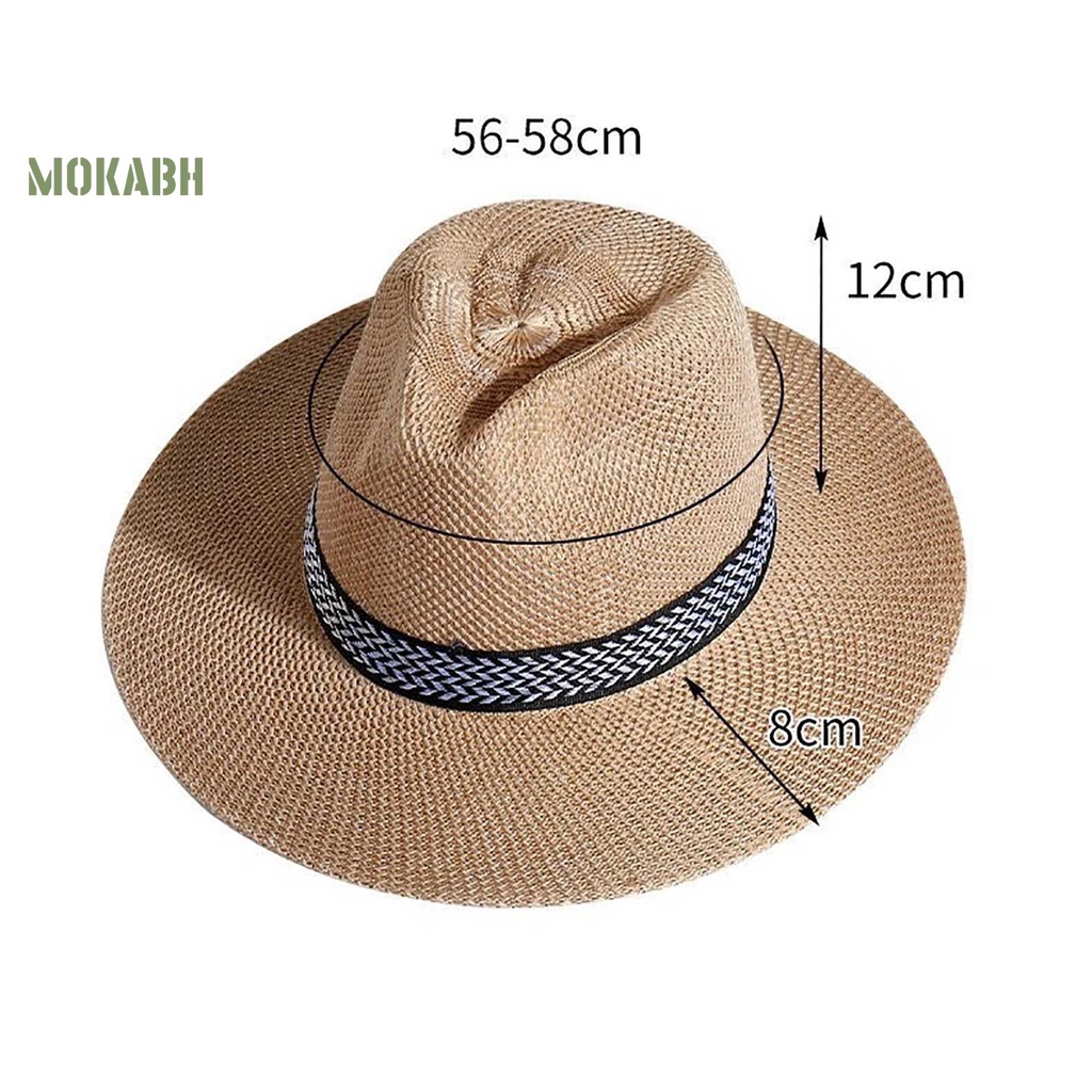 Mũ Rộng Vành Chống Nắng Chất Liệu Thân Thiện Với Da Thời Trang Đi Biển Mùa Hè Cho Nam