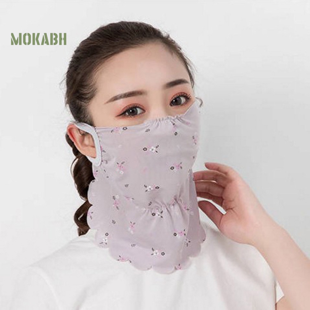 Bộ 5 Khăn Choàng Cổ Chống Tia UV Họa Tiết Hoa Thời Trang Xuân Hè Dành Cho Nữ