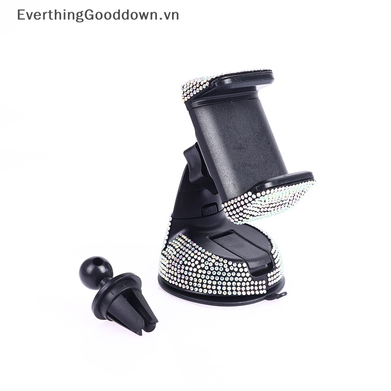 Everthinggooddown Giá Đỡ Điện Thoại Đính Đá Pha Lê Dành Cho Bảng Điều Khiển Xe Hơi vn