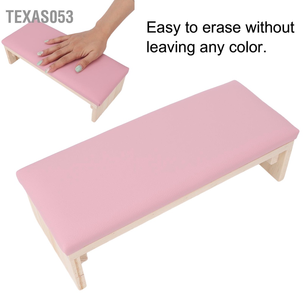 Texas053 Móng Cánh Tay Còn Lại Đệm Chuyên Nghiệp Da PU Mềm Gối Cho Nghệ Thuật Salon Và Nhà Tự Làm Kỹ Viên sử Dụng