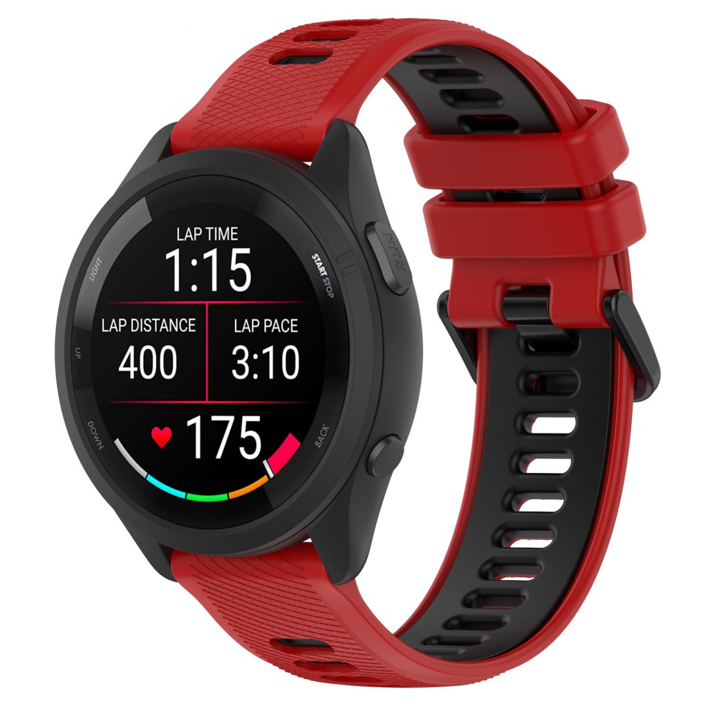 Dây Đeo Silicone 18 / 20 / 22mm Cho Garmin Forerunner 265 / 265s / 745 / 245 / 245M / 255 / Venu 2 Plus